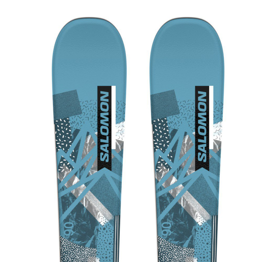 Salomon Qst+c5 Gw Kids Alpine Skis Blue 130