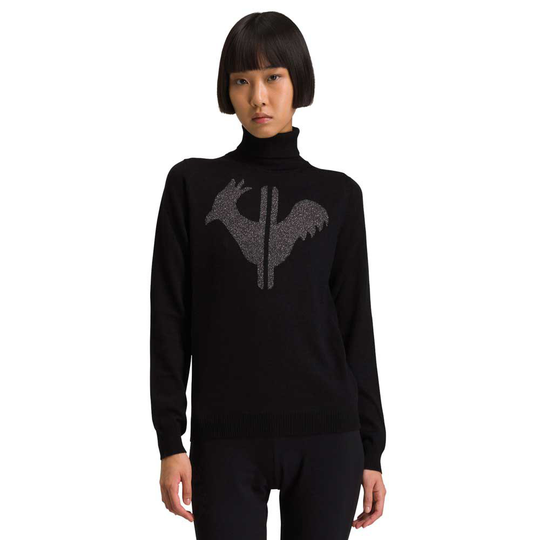 Rossignol Classic Roll Neck Sweater Black 2XS Woman