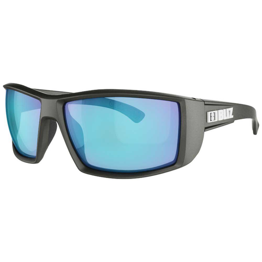 Bliz Drift Sunglasses Black Smoke With Blue Multi/CAT3