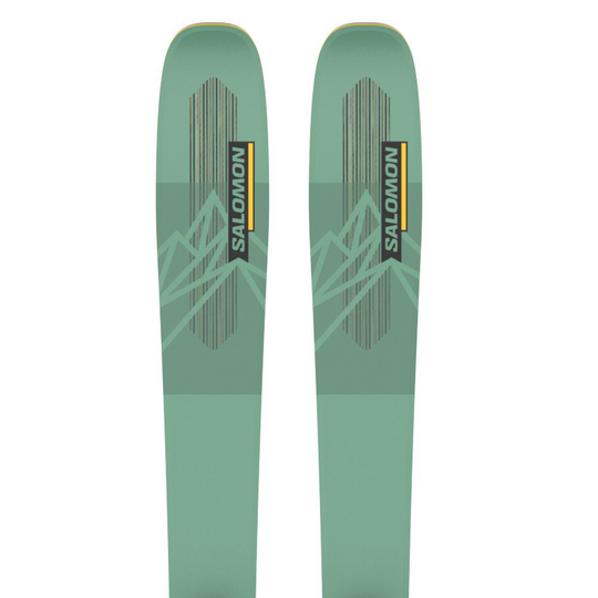 Salomon Qst 92+m11 Gw Alpine Skis Green 160