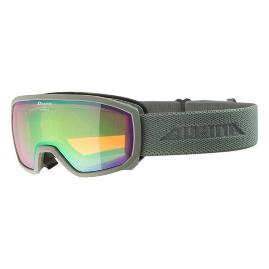 Alpina Scarabeo Jr Q-lite Ski Goggles Green Q-Lite Green Spherical Lens/CAT2