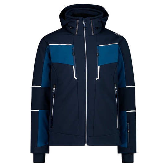 Cmp Zip Hood 32w0147 Jacket Blue S Man
