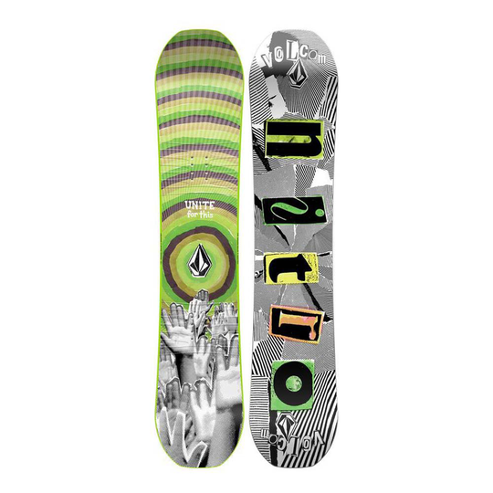 Nitro Ripper X Volcom Youth Snowboard Multicolor 126