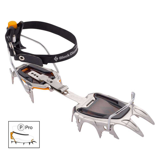 Black Diamond Sabretooth Pro Crampons Black,Grey EU 36-46