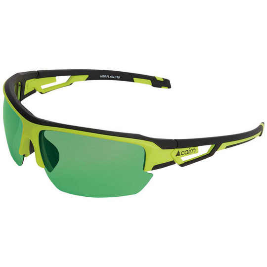 Cairn Flyin Mirror Sunglasses Green,Black Mirror/CAT 3