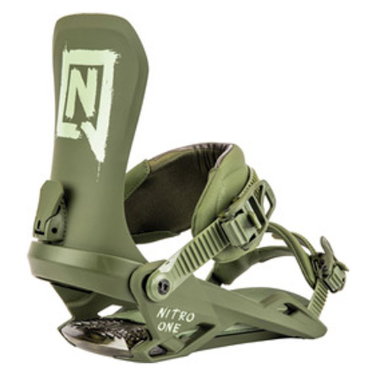 Nitro One Snowboard Bindings Golden M