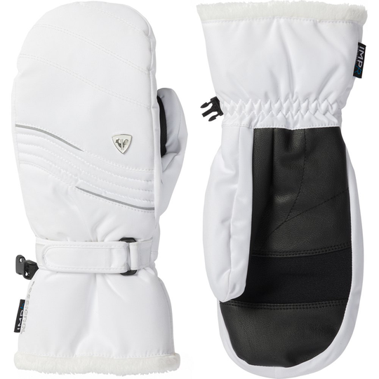 Rossignol Saphir Impr Mittens White XL Woman