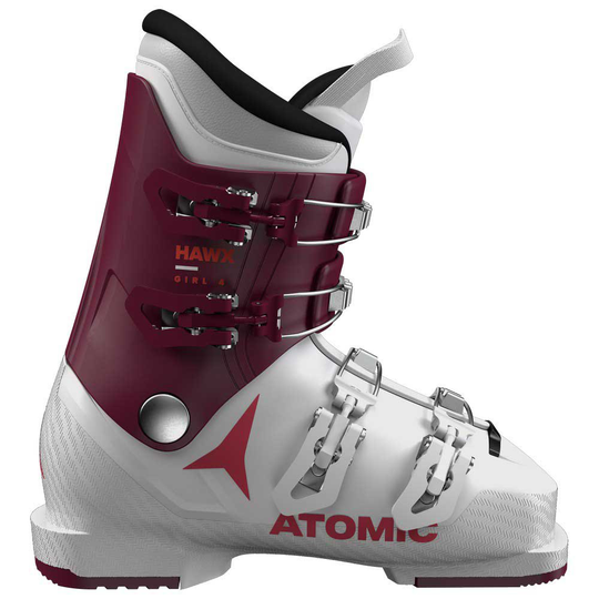 Atomic Hawx 4 Girl Alpine Ski Boots White 26.0-26.5