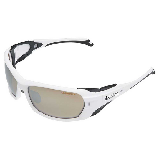Cairn Racing Sunglasses White Dark/CAT 4