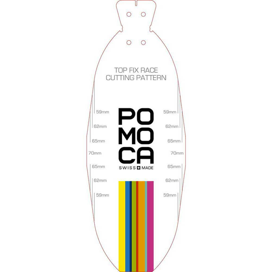 Pomoca Cutting Pattern Top Fix Race White