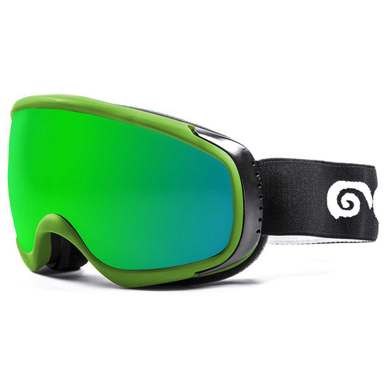 Ocean Sunglasses Mckinley Ski Goggles Green Mirror Green Lenses
