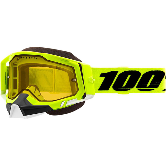 100percent Racecraft 2 Glasses Yellow Yellow/CAT1
