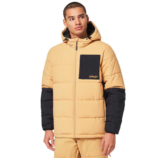 Oakley Apparel Tahoe Puffy Rc Jacket Beige,Orange S Man