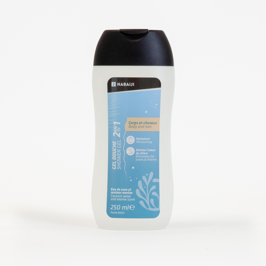 Swimming Pool Shower Gel - Anti-chlorine - 2in1 Body & Hair - 250ml