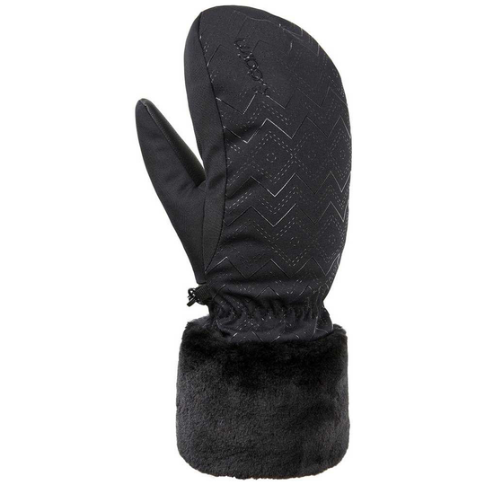 Cairn Mont Blanc In C-tex Gloves Black 6 Woman