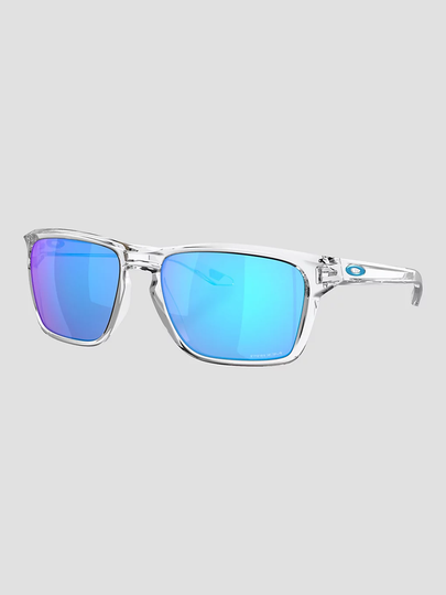 Oakley Sylas Polished Clear Sunglasses prizm sapphire