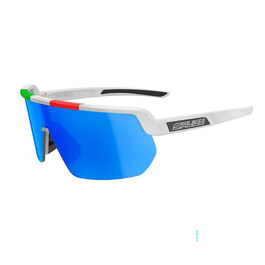 Salice 023 Rw+spare Lens Sunglasses White,Blue RW Blue/CAT3