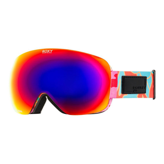 Roxy Rowley X Rosewood Ski Goggles Blue Sonar ml Iridium/CAT3-Yellow/CAT1