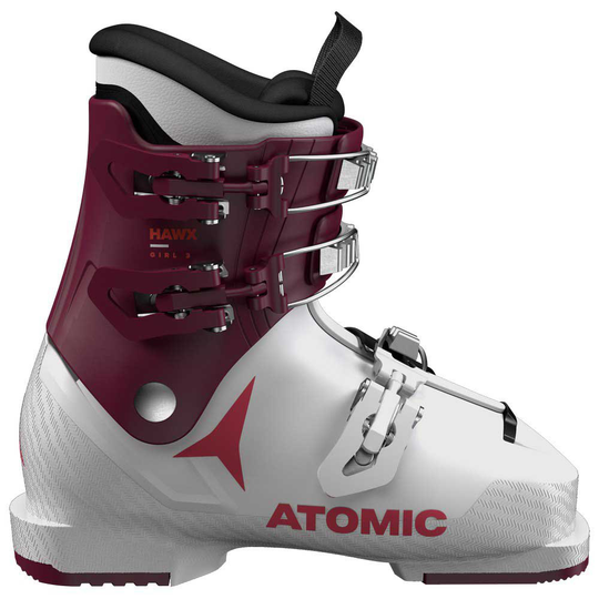 Atomic Hawx 3 Girl Alpine Ski Boots White 22.0-22.5