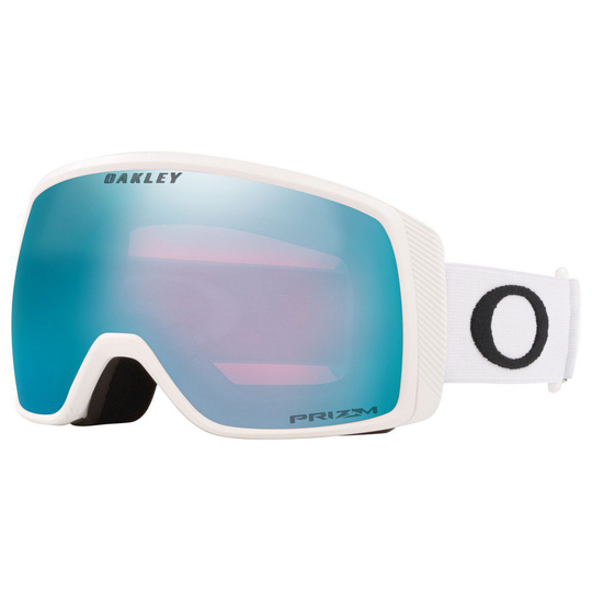 Oakley Flight Tracker Xs Prizm Snow Ski Goggles White Prizm Iridium Snow Sapphire/CAT3