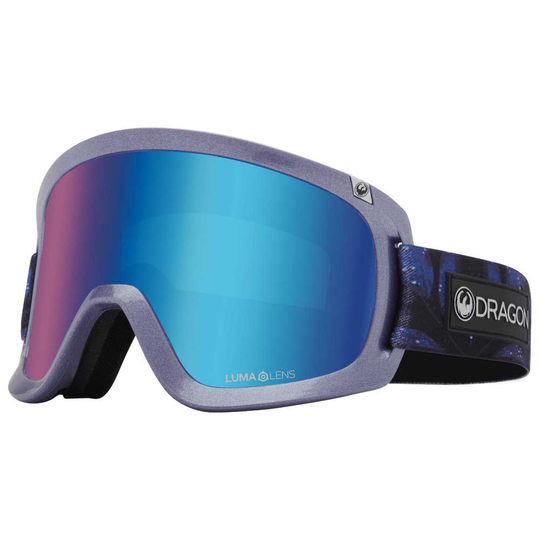 Dragon Alliance D1 Otg Bonus Ski Goggles Blue Lumalens Blue Ion/CAT3+Amber/CAT2
