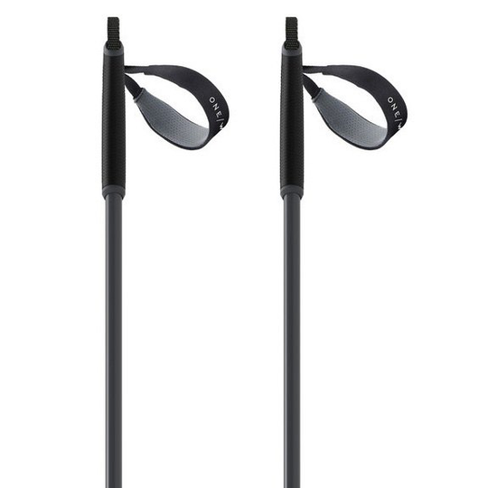 One Way Bc Offtrack Poles Black 120 cm