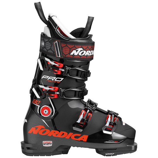 Nordica Pro Machine 130 Gripwalk Alpine Ski Boots Black 30.5