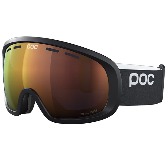 Poc Fovea Mid Clarity Ski Goggles Black Spektris Orange/CAT2