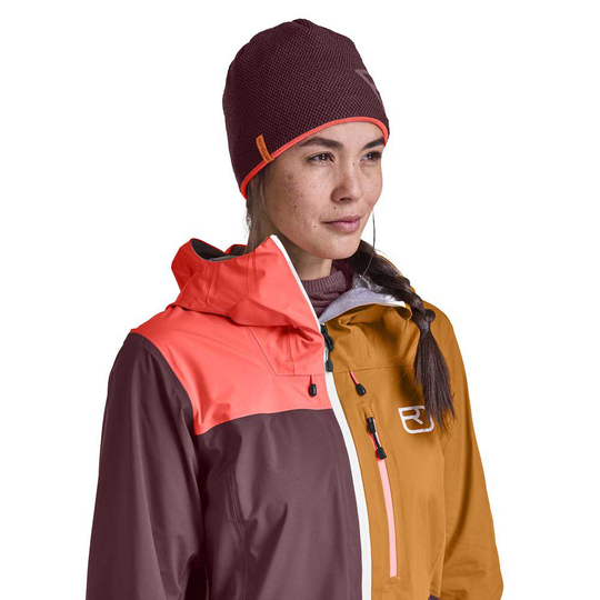 Ortovox Merino Logo Knit Beanie Red Man
