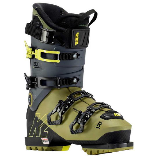 K2 Recon 120 Mv Heat Alpine Ski Boots Green,Black 25.5