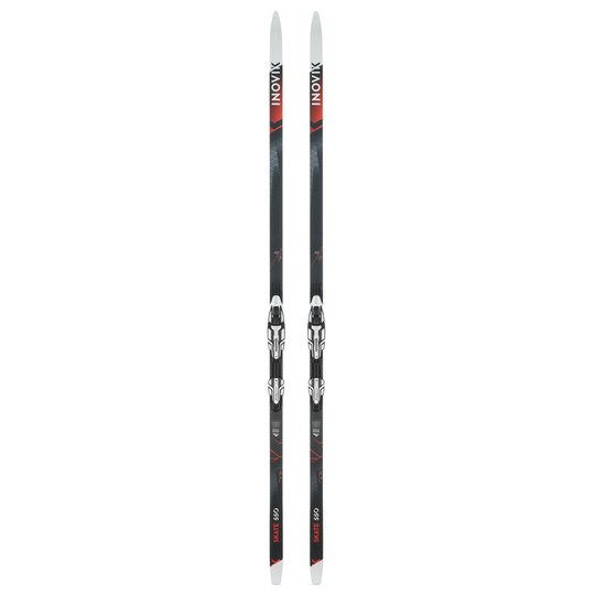 Adult Cross-country Skis Medium Camber Skating 550+rottefella Xcelerator Binding