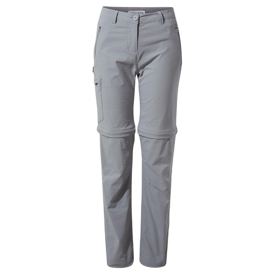 Womens/ladies Nosilife Pro Ii Convertible Trousers (cloud Grey)