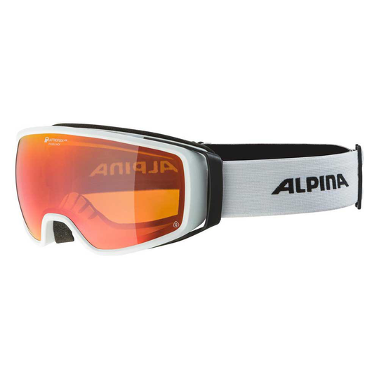 Alpina Double Jack Planet Q-lite Ski Goggles Golden Q-Lite Rainbow Spherical Lens/CAT2/M