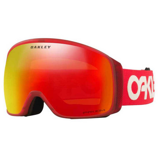 Oakley Flight Tracker L Prizm Snow Ski Goggles Red Prizm Snow Torch/CAT3