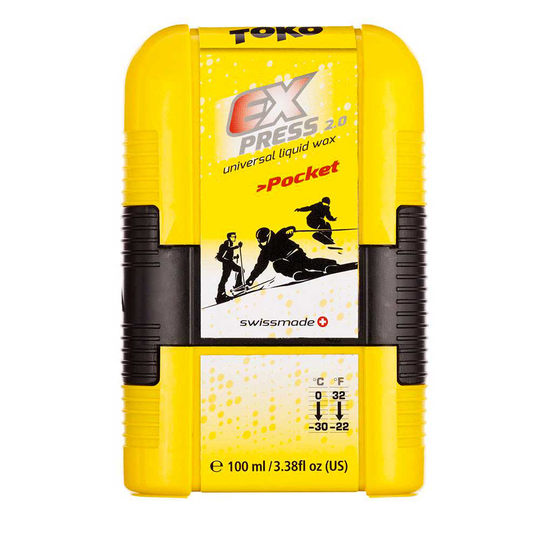 Toko Express Pocket Liquid Wax 100ml Yellow,Black
