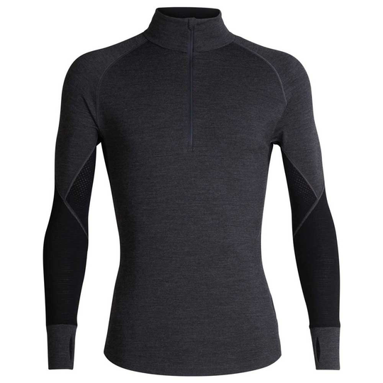 Icebreaker 260 Zone Merino Long Sleeve T-shirt Grey S Man