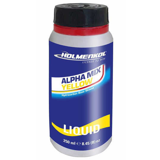 Holmenkol Alphamix 0°c/-4°c Liquid Wax 250 Ml Yellow