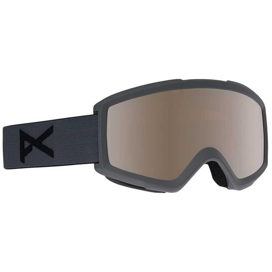 Anon Helix 2.0 Ski Goggles Grey Silver Amber/CAT2+Amber/CAT1