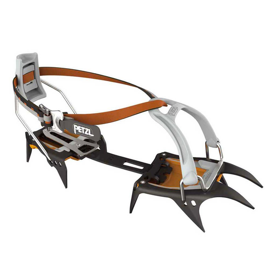 Petzl Irvis Leverlock Universel Crampons Orange,Black EU 35-44