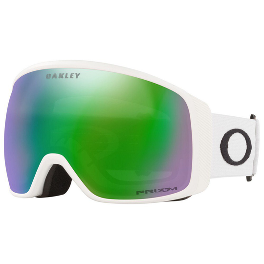 Oakley Flight Tracker Xl Prizm Snow Ski Goggles White Prizm Iridium Snow Jade/CAT3