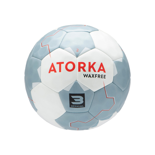 Wax-free Handball Ball Size 3 H500 - Red/grey