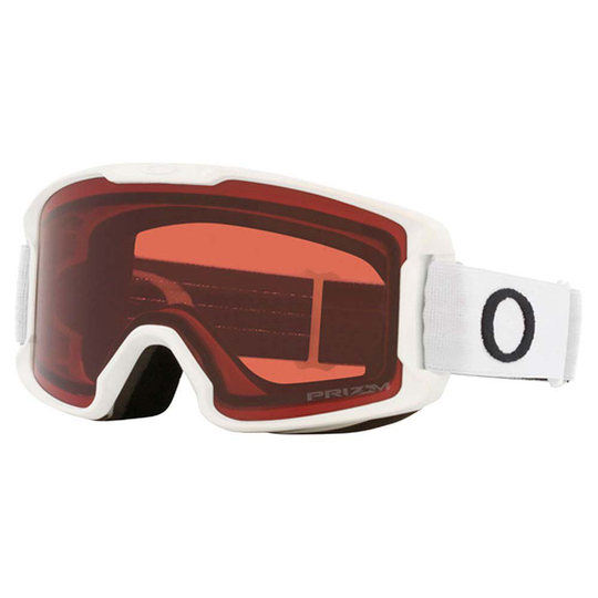 Oakley Line Miner S Prizm Ski Goggles White Prizm Garnet/CAT2