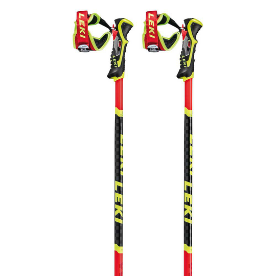 Leki Alpino Wcr Sl 3d Poles Red,Black 140 cm