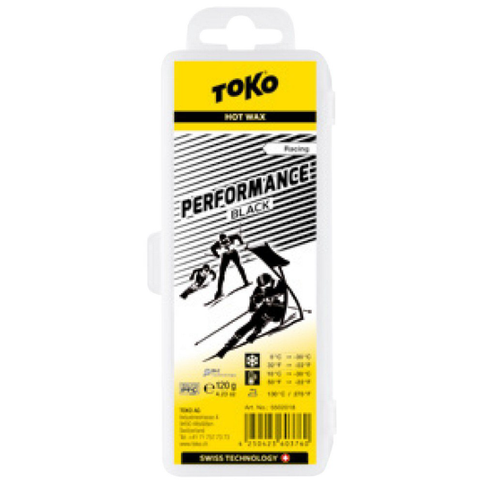 Toko Racing Performance 120g Hot Wax Black 10°C to 0°C