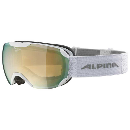Alpina Pheos S Hm Ski Goggles White Light Grey / Orange mm Mandarin Sph/CAT2