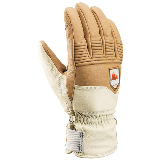 Leki Alpino Rubic 3d Gloves Beige,White 7 Man