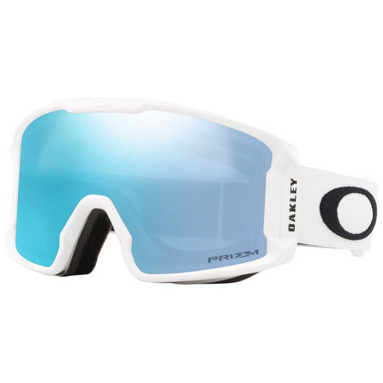 Oakley Line Miner Xm Prizm Snow Ski Goggles White Prizm Iridium Snow Sapphire/CAT3