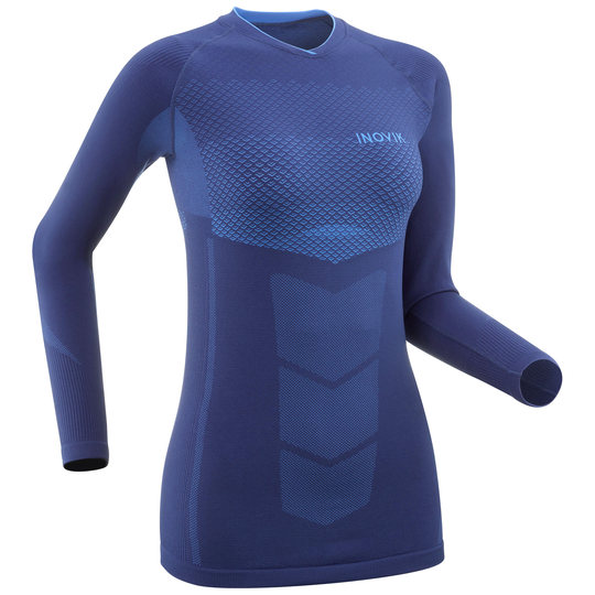 Women's High-tech Cross-country Skiing Upper Undergarment Xc S Uw 900 - Blue
