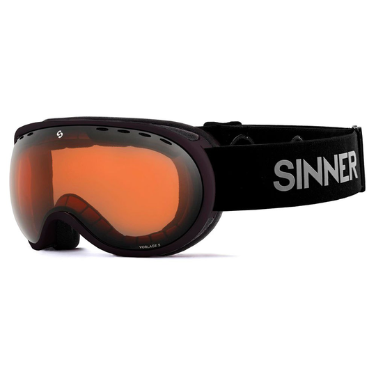 Sinner Vorlage S Ski Goggles Black Double Orange Vent/ CAT2