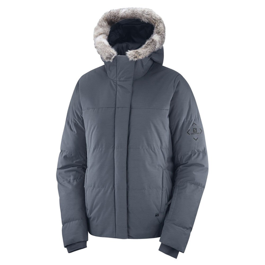 Salomon Snuggly Warm Jacket Grey S Woman